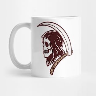 Grim Reaper Skull Mug